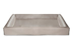 Bia Bed Kunstleer Hoes Hondenmand Taupe Bia-2 60X50X12,5 Cm