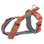 Trixie Hondentuig Premium Trekking Roest Bruin / Grafiet Grijs 62-74X2,5 Cm