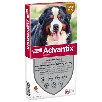 Elanco Advantix Spot On 100/500 4-10 Kg - 4 Pip