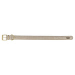 Trixie Halsband Hond Pure Leer Lichtgrijs Xs-S 27-34X2,5 Cm