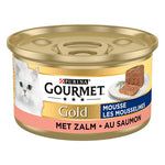 Gourmet Gold Fijne Mousse Zalm 24X85 Gr