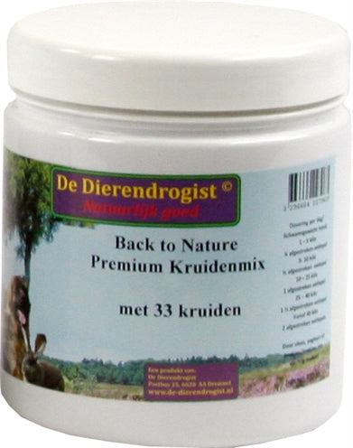 Dierendrogist Back To Nature Premium Kruidenmix Met 33 Kruiden