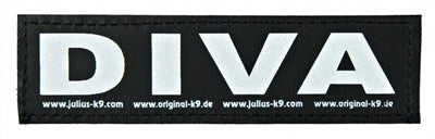 Julius K9 Labels Voor Power-Harnas / Tuig Diva