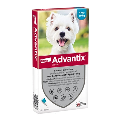 Elanco Advantix Spot On 100/500 4-10 Kg - 4 Pip