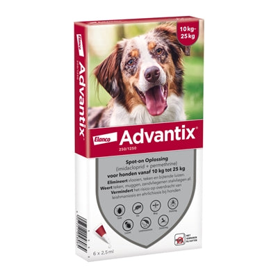 Elanco Advantix Spot On 100/500 4-10 Kg - 4 Pip