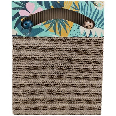 Trixie Krabplank Karton Met Balletjes Wit