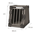 Trixie Vervoersbox Aluminium Grafiet M–L: 86X61X65 Cm