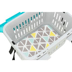 Trixie Vervoersbox Knaagdier Midi-Capri Lichtgrijs/Turquoise