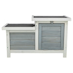 Trixie Knaagdierhuis Met 2 Ingangen Grijs / Wit 70X45X43 Cm