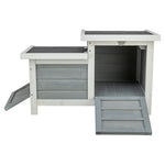 Trixie Knaagdierhuis Met 2 Ingangen Grijs / Wit 70X45X43 Cm
