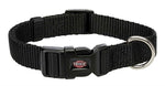 Trixie Halsband Hond Premium Zwart 25-40X1,5 Cm