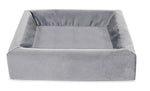 Bia Bed Royal Fluweel Hoes Voor Hondenmand Grijs Bia-50 60X50X12 Cm