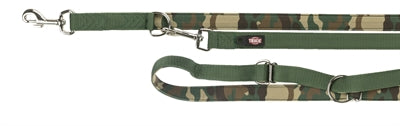 Trixie Hondenriem Premium Neopreen Camouflage Groen