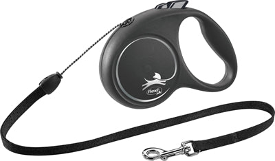 Flexi Rollijn Black Design Cord ZwartS 5 Mtr Tot 12 Kg