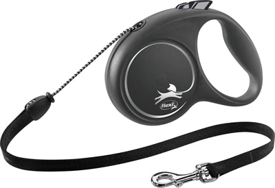 Flexi Rollijn Black Design Cord ZwartS 5 Mtr Tot 12 Kg