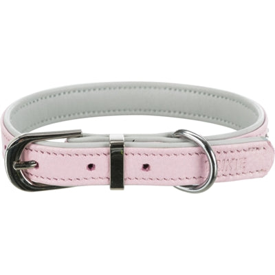 Trixie Halsband Hond Active Comfort Met Strass Steentjes Leer Roze