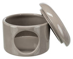 Trixie Speelhuis Muizen Met Deksel Keramiek Taupe