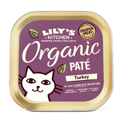 Lily's Kitchen Cat Organic Turkey Pate