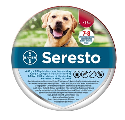 Bayer Seresto Teken- En Vlooienband Hond