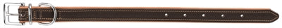 Trixie Halsband Hond Active Comfort Leer Bruin / Lichtbruin