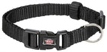 Trixie Halsband Hond Premium Zwart 25-40X1,5 Cm
