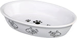 Trixie Voerbak / Waterbak Ovaal Poot- / Vismotief Keramiek Assorti