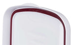 Trixie Voerton Luchtdicht Afsluitbaar Kunststof Transparant Wit / Wit 15 Ltr 22X34X41,5 Cm
