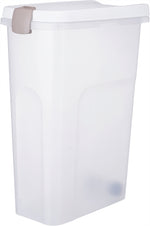 Trixie Voerton Luchtdicht Afsluitbaar Kunststof Transparant Wit / Wit 15 Ltr 22X34X41,5 Cm