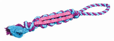 Trixie Twisted Stick Natuurrubber Aan Touw Assorti