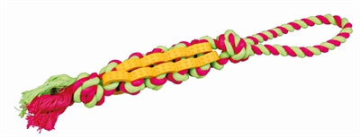 Trixie Twisted Stick Natuurrubber Aan Touw Assorti