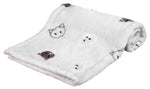 Trixie Deken Mimi Softpluche Lichtgrijs 70X50X3 Cm