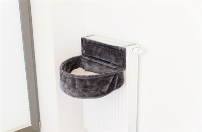 Trixie Radiator-Hangmand Xxl Pluche Donkergrijs