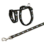 Trixie Tuig Met Riem Konijnen Haas-Wortel-Motief Assorti