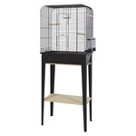Zolux Vogelkooi Chic Loft Met Meubel Zwart 134X53,5X33,5 Cm