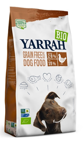 Yarrah Dog Biologische Brokken Graanvrij Kip/Vis