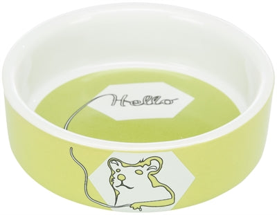 Trixie Voerbak / Waterbak Keramiek Strip Hamster Assorti