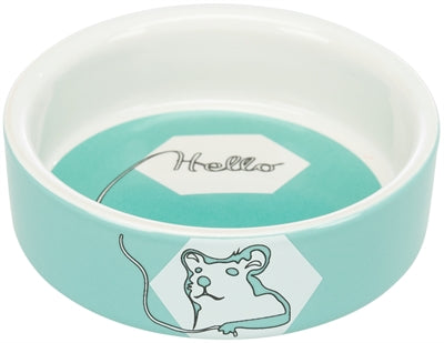 Trixie Voerbak / Waterbak Keramiek Strip Hamster Assorti