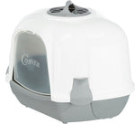 Trixie Kattenbak Maro Hoekmodel Wit / Grijs