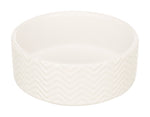 Trixie Voerbak / Drinkbak Wave Keramiek Wit