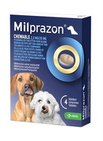 Krka Milprazon Kauwtabletten Ontwormingstabletten Hond >5 Kg 12,5 Mg/125 Mg 2 Tbl