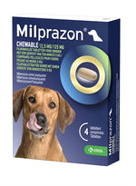 Krka Milprazon Kauwtabletten Ontwormingstabletten Hond >5 Kg 12,5 Mg/125 Mg 2 Tbl