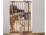 Savic Dog Barrier Afsluithek Met Kleine Deur Grijs 74-84X107 Cm