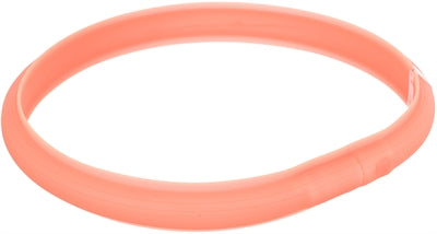 Trixie Lichtgevende Halsband Hond Flash Usb Silicone Koraal