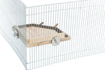 Trixie Landingsplaats Met Zitstokken Hout Naturel 19X19 Cm