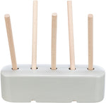 Trixie Voederruif Keramiek / Hout Grijs