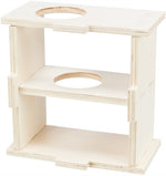 Trixie Knaagdierhuis 2 Kamers Onbehandeld Hout Naturel