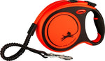 Flexi Rollijn Xtreme Tape Zwart / Oranje L 8 Mtr