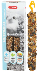 Zolux Nutrimeal Stick Grote Parkiet / Papegaai Zonnebloempitten 110 Gr 2 St