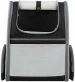 Trixie Hondentas Rugtas Chloe Lichtgrijs / Zwart