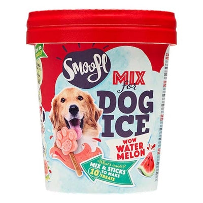 Smoofl Ijsmix Voor Honden Watermeloen 160 Gr
